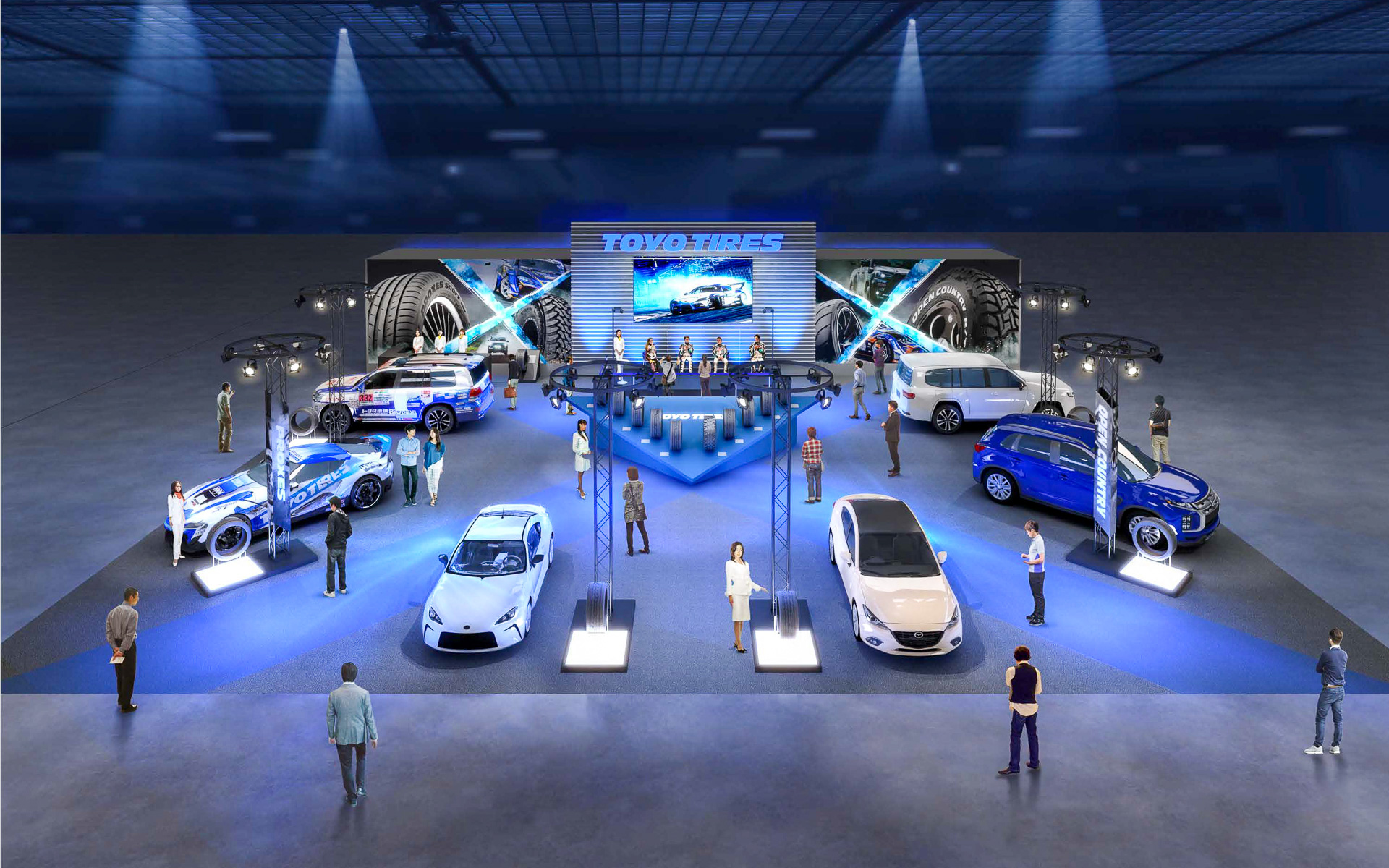 TOYO TIRESブース（イメージ）