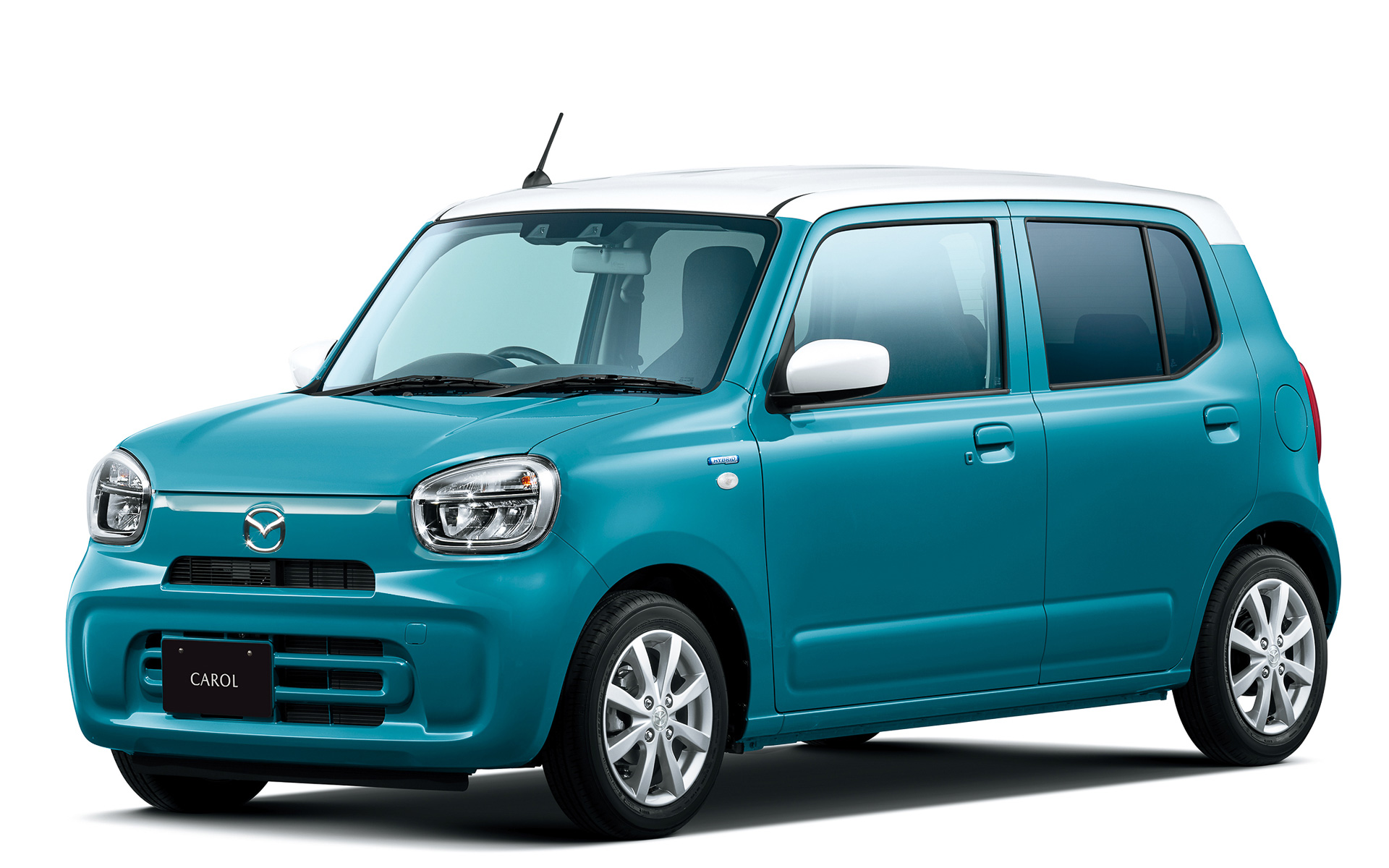 キャロル「HYBRID GX」ダスクブルーメタリック2トーン（ホワイトルーフ）