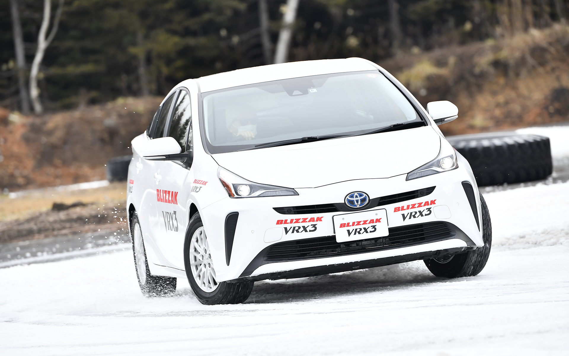 特設コースでの試乗