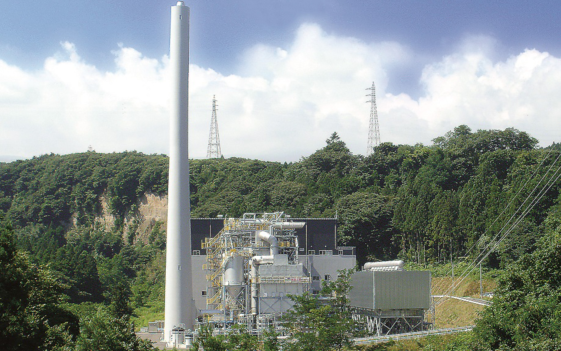 オリックスの吾妻木質バイオマス発電所