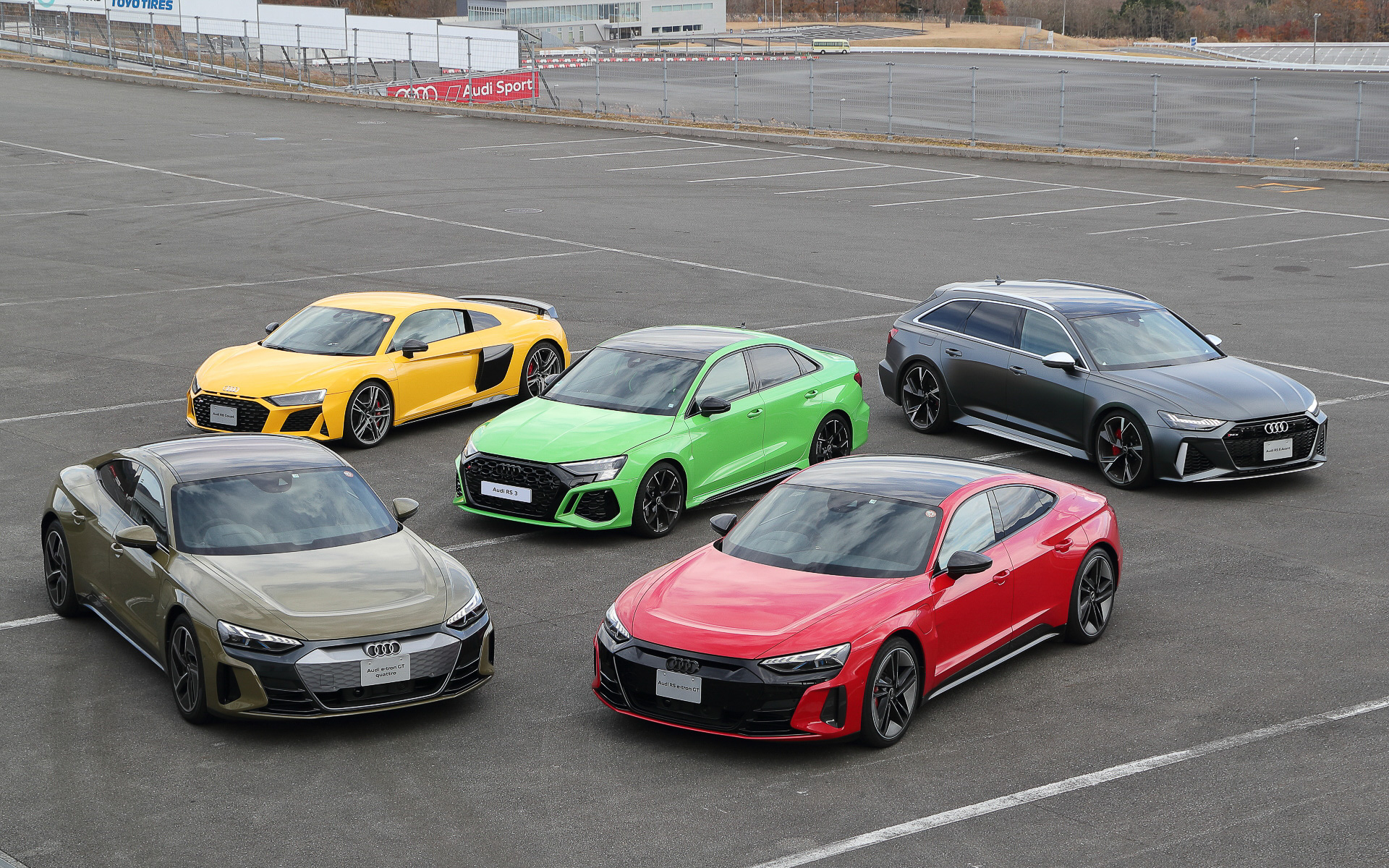 今回の試乗会ではさまざまなAudi Sportモデルに試乗できた