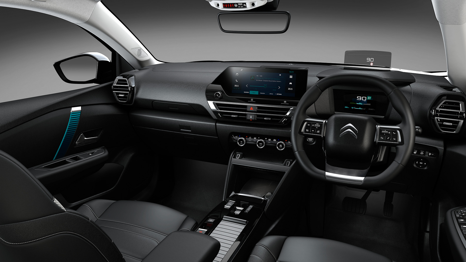 新型C4のインテリア