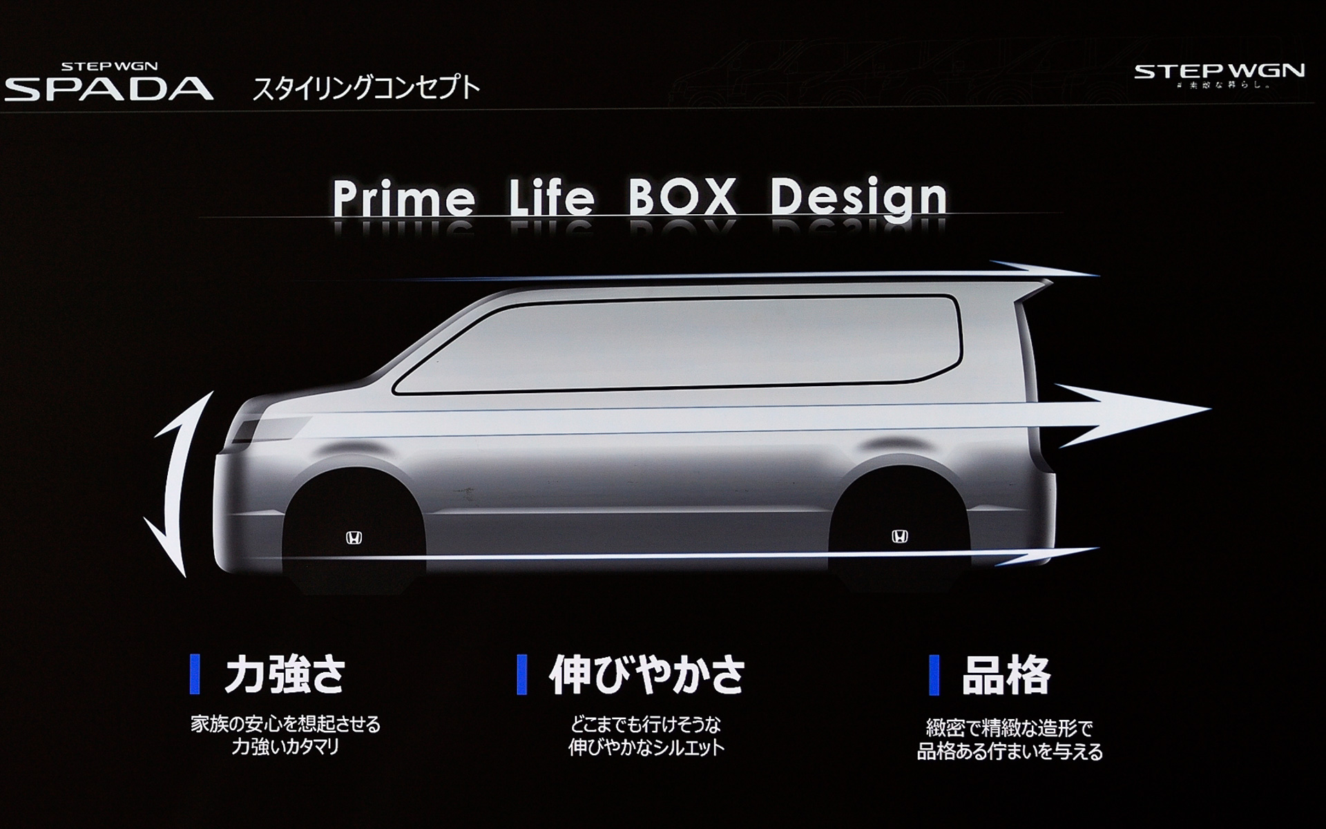 スパーダのスタイリングコンセプト
