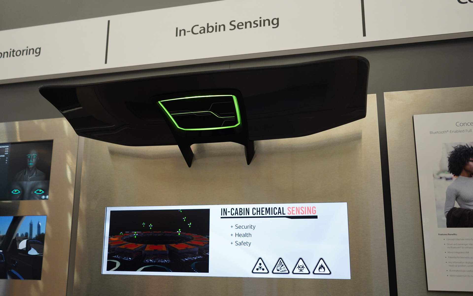 買収したイスラエルスタートアップ企業が開発した臭いを検知するセンサー。さまざまな応用例が想定できる