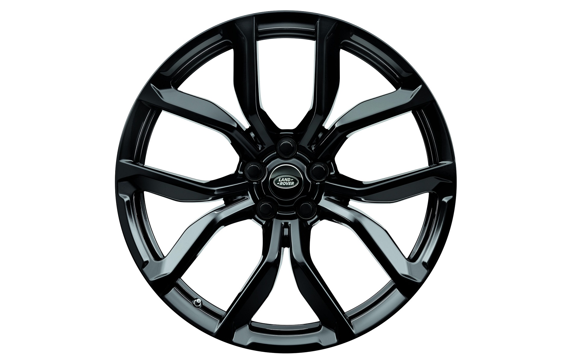 22インチ“スタイル5086”5スプリットスポークアロイホイール（グロスブラックフィニッシュ）