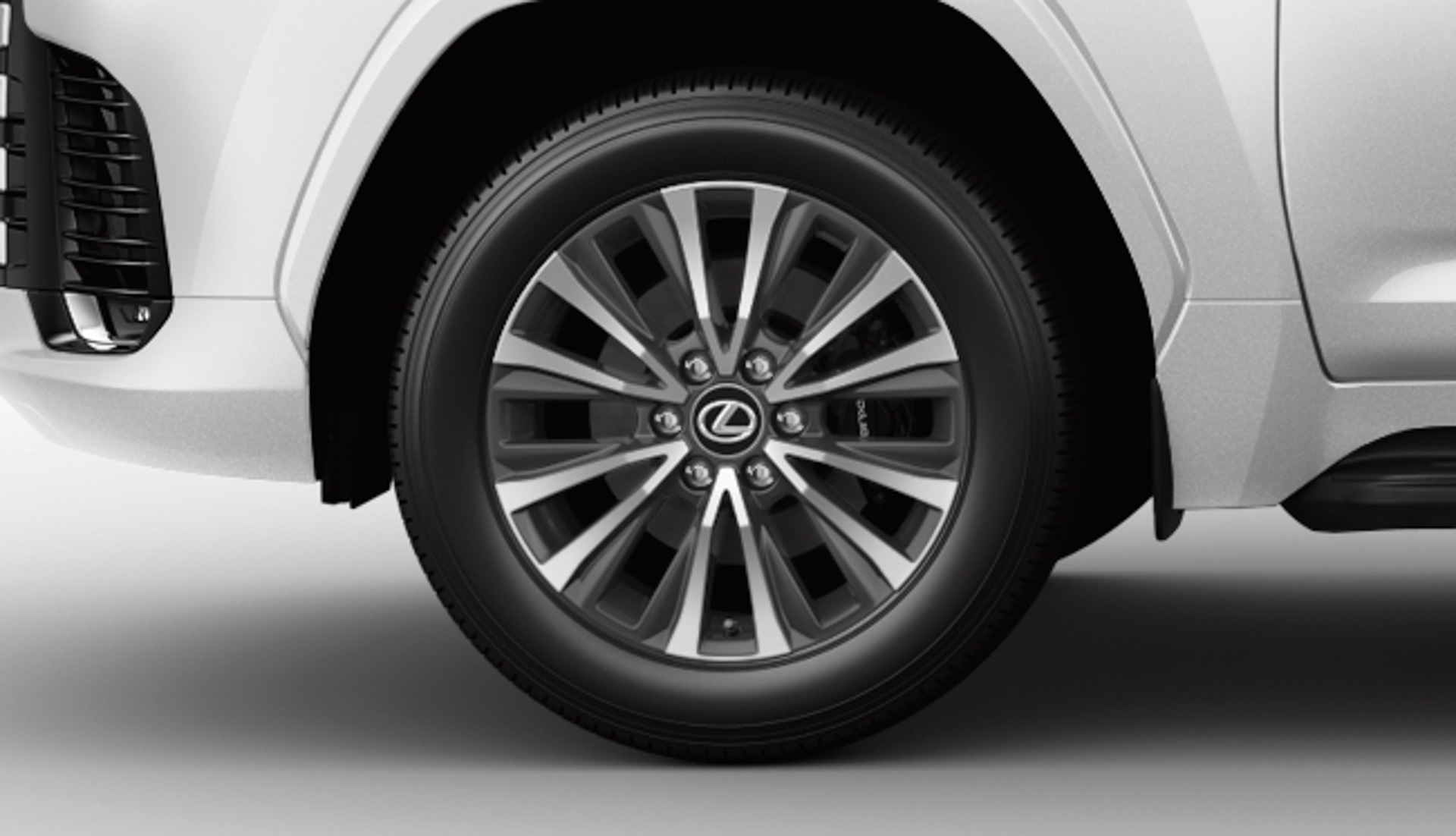 265/55R20タイヤ＆アルミホイール（切削光輝＋ダークメタリック塗装）