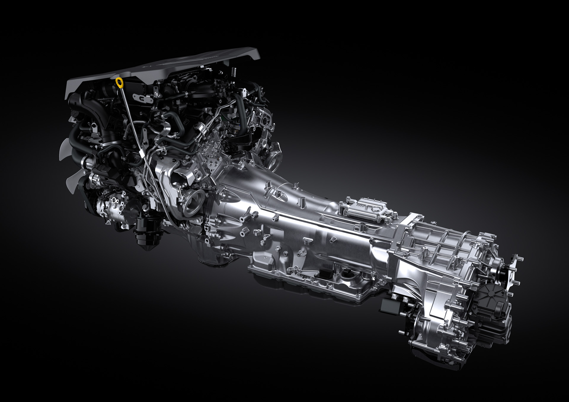 トランスミッションは10速AT