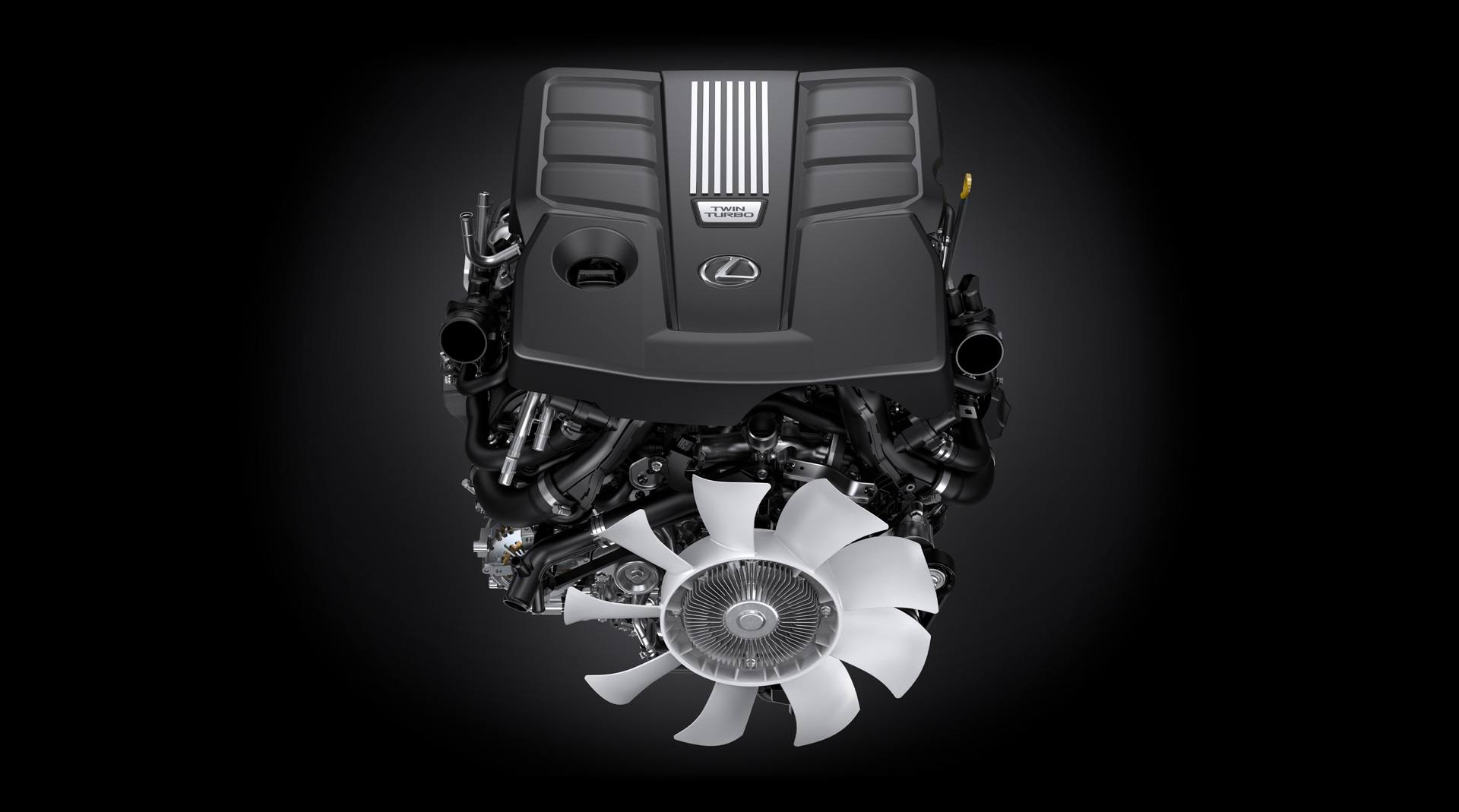 V型6気筒 3.5リッターツインターボガソリンの「V35A-FTS」エンジン