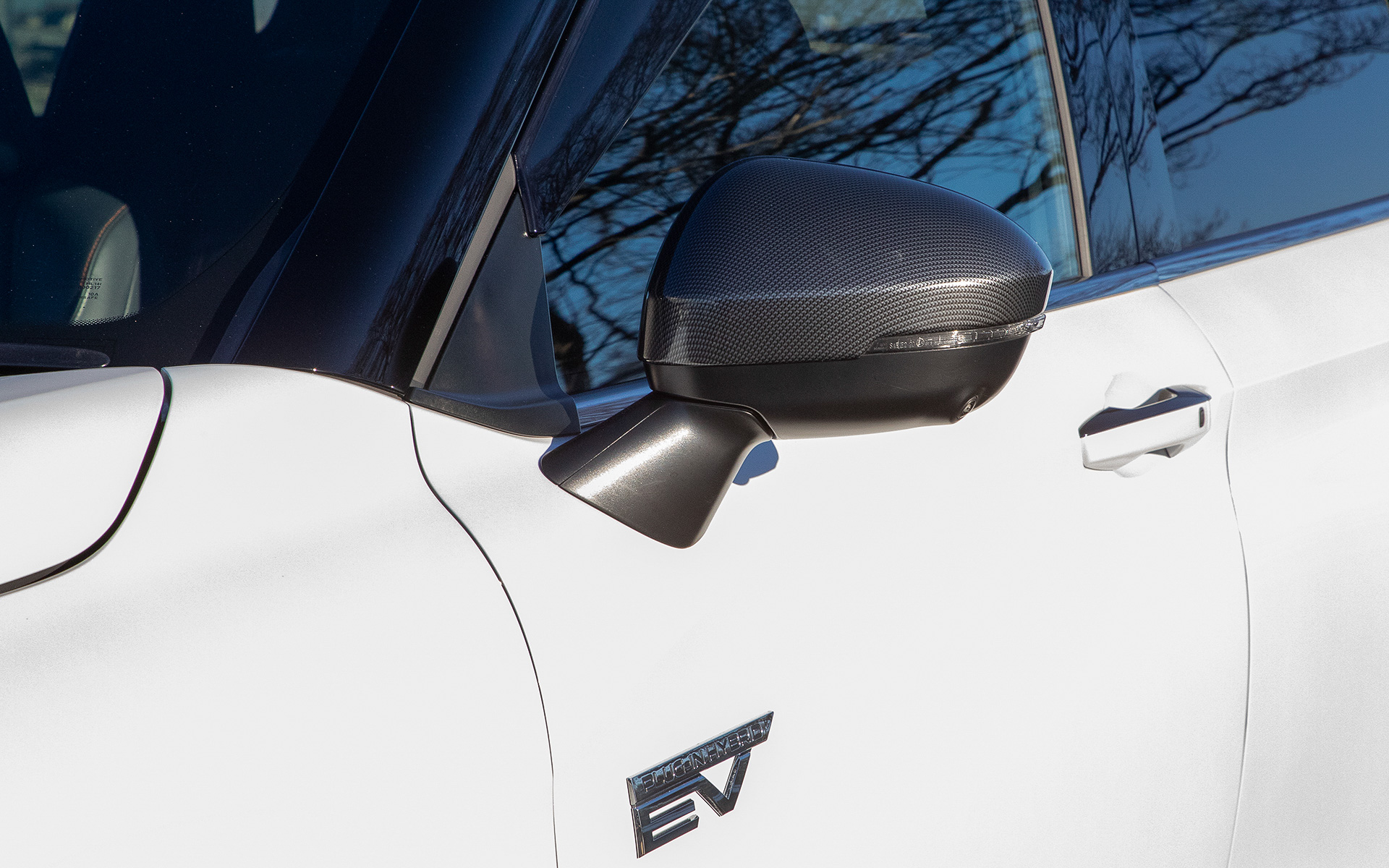 サイドミラーのカーボン調カバーは市販品（価格2万5278円）