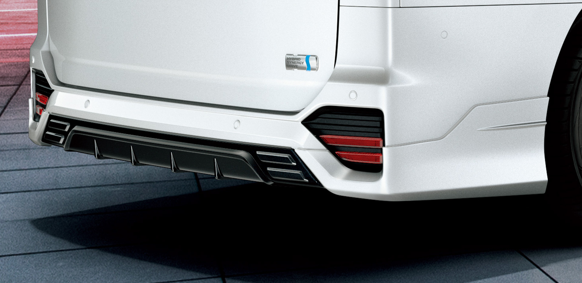 ヴォクシー専用GRリヤバンパースポイラー