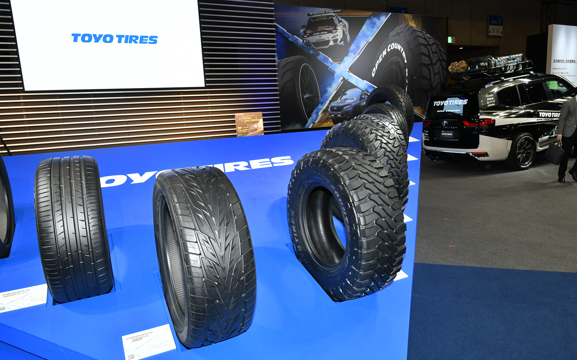 クロス配置されたプロクセスとオープンカントリー