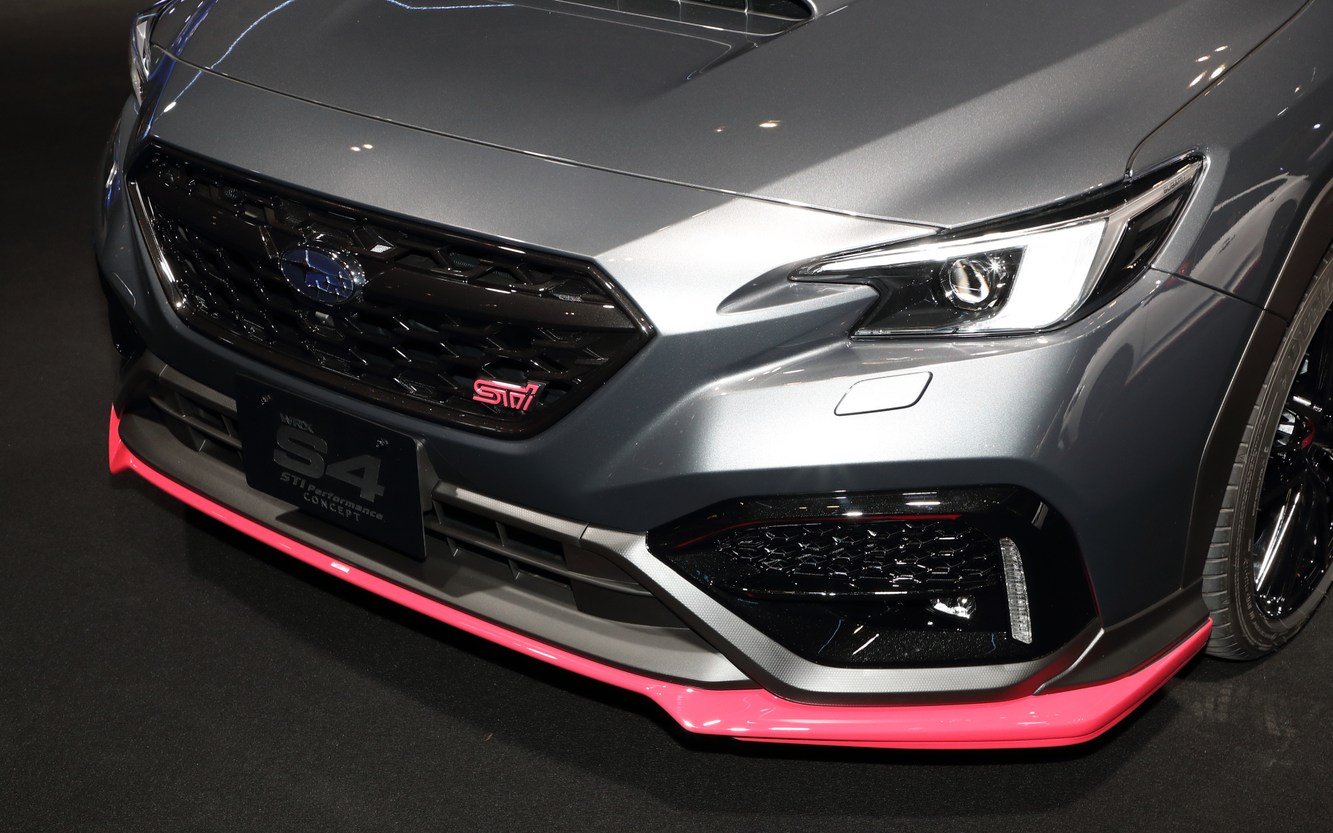 STIフロントアンダースポイラー（チェリーレッド）