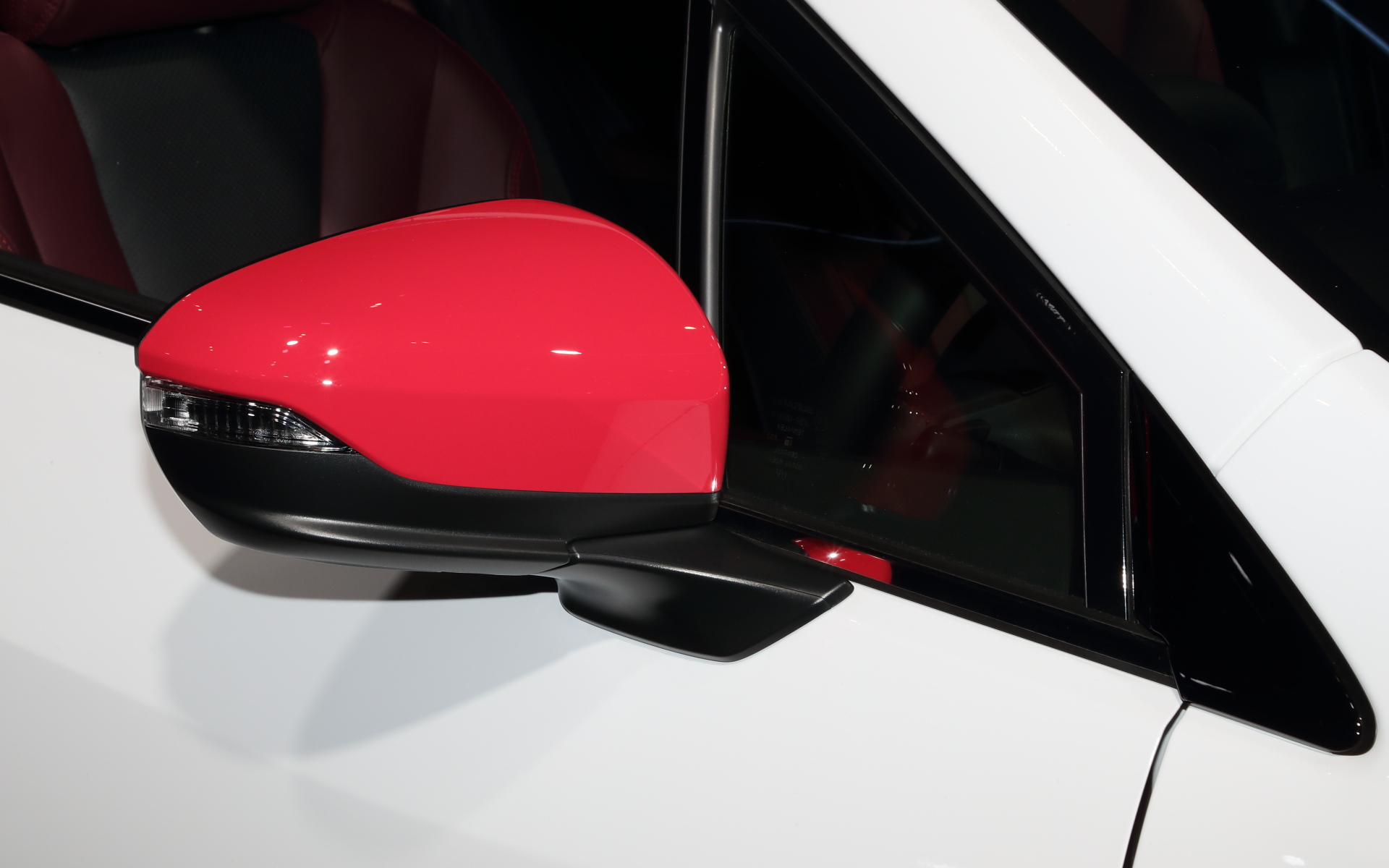 STIドアミラーカバー チェリーレッド