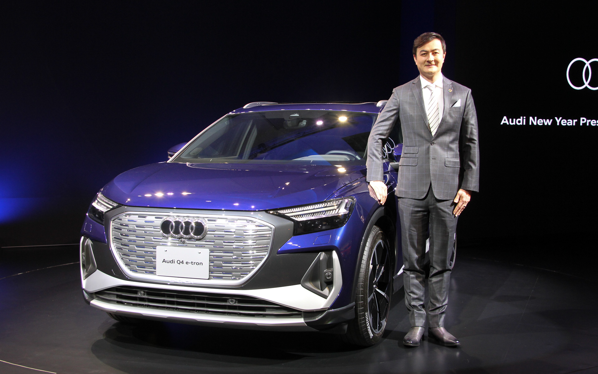 年頭記者会見「Audi New Year Press Conference 2022」に出席したアウディ ジャパンのブランドディレクター マティアス・シェーパース氏