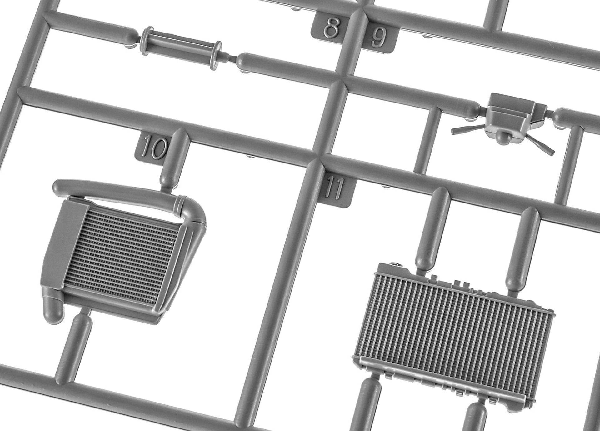 インタークーラー、ラジエター（パーツカラー：ダークグレー）