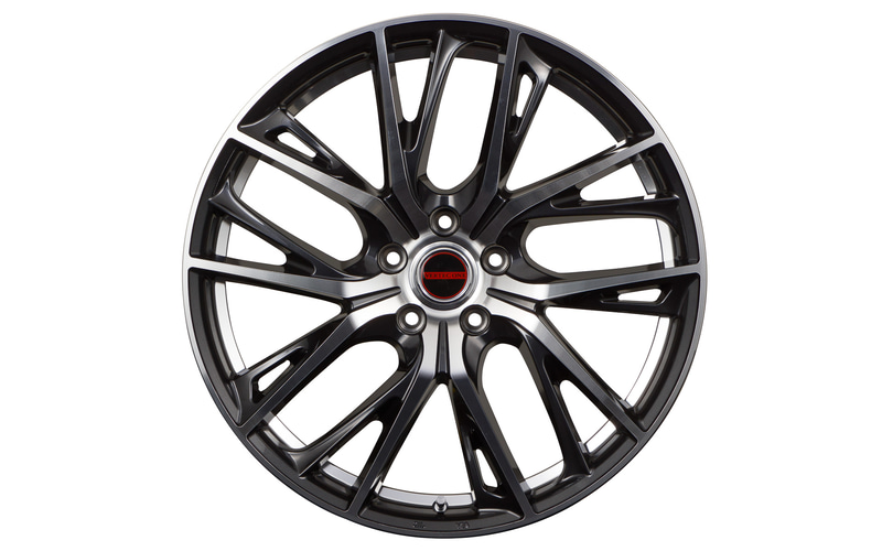 二本まとめ MID VERTEC ONE GLAIVE ホイール4本Set ダイヤモンドブラック