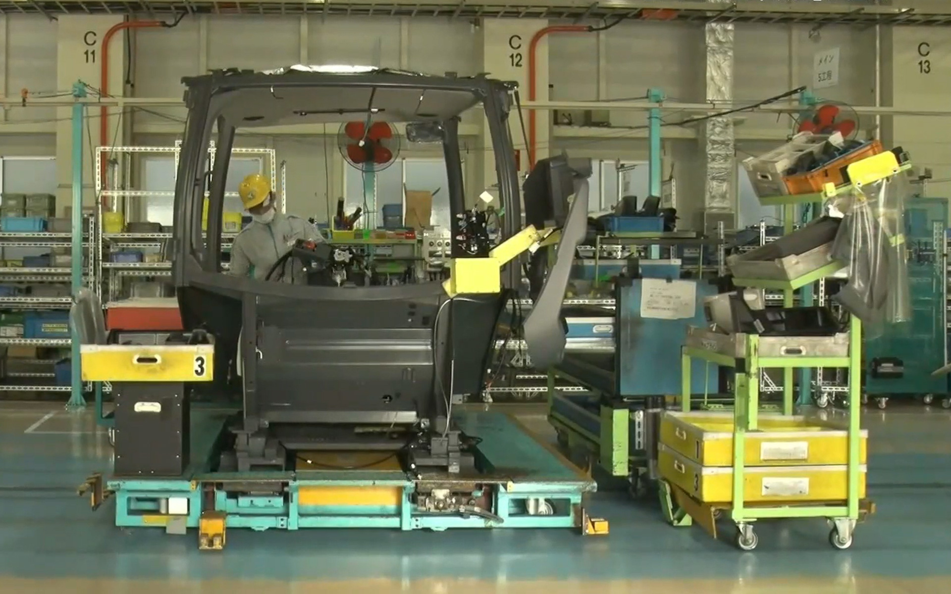 キャビンラインの様子