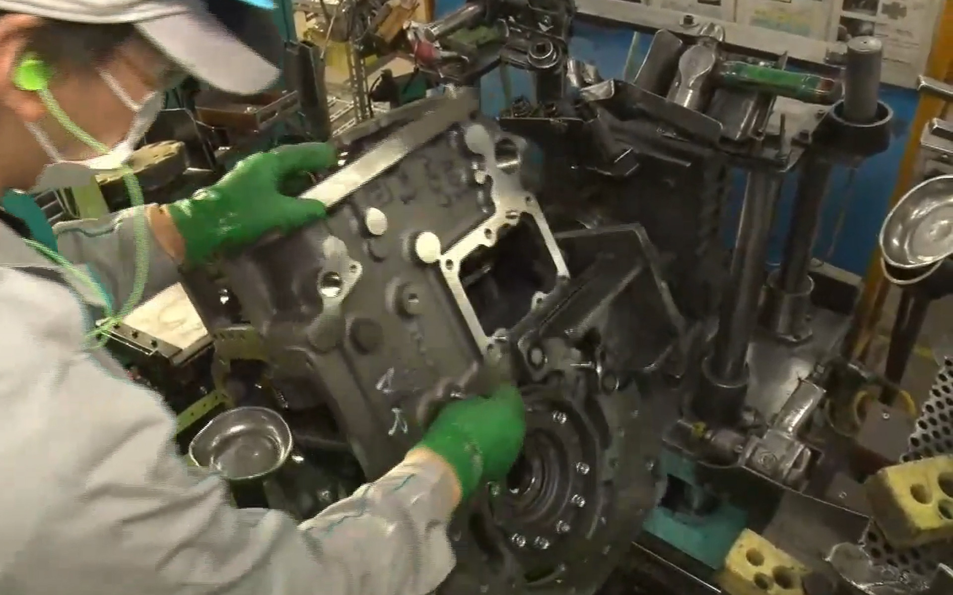 トランスミッションラインの様子