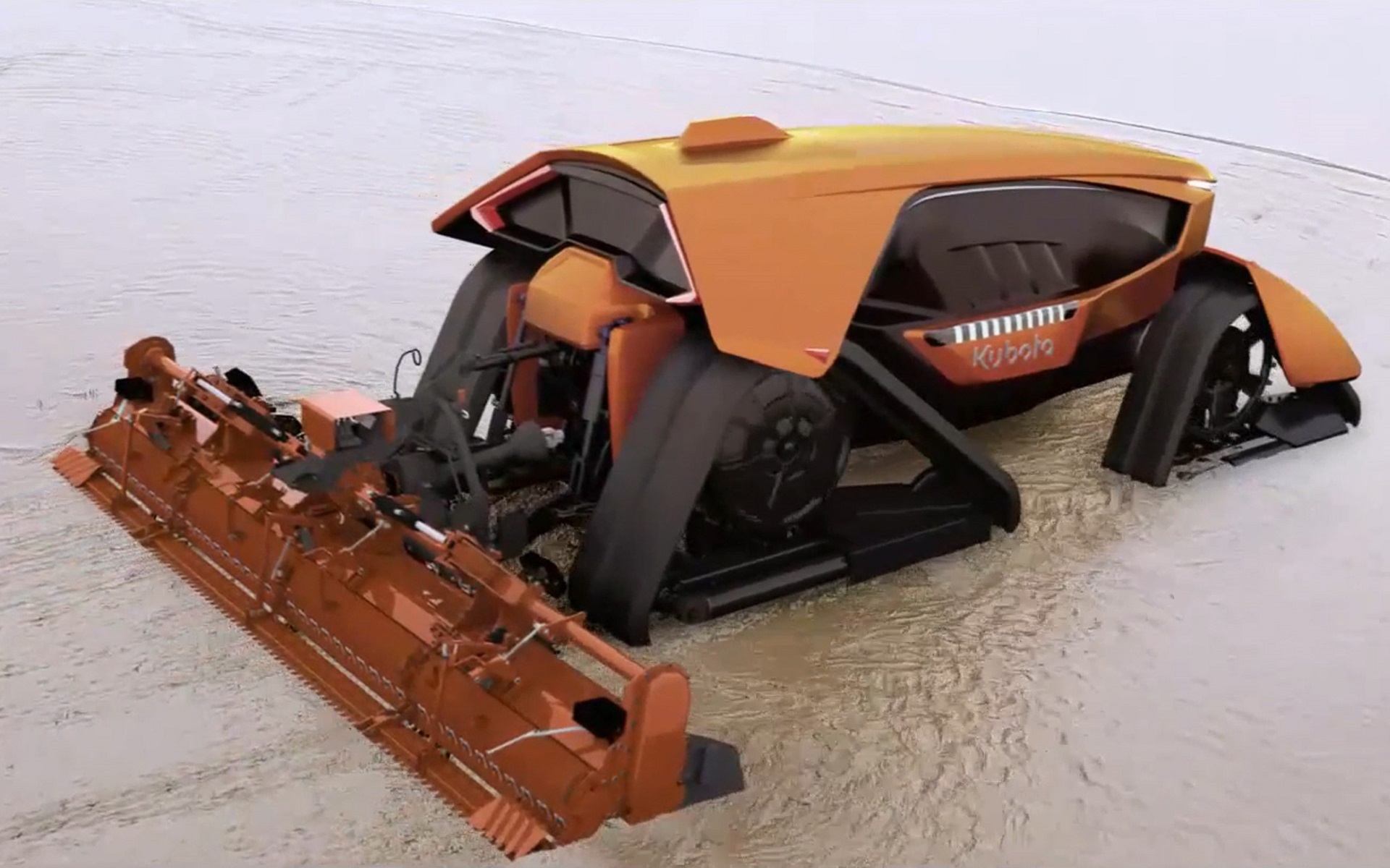 未来の自動運転トラクター（イメージ）