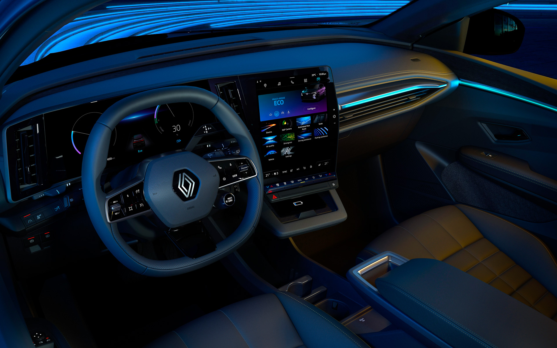 L字型の大型ディスプレイを開発