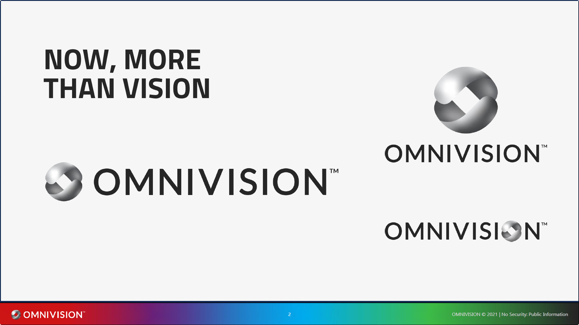 OMNIVISIONの新しいロゴ