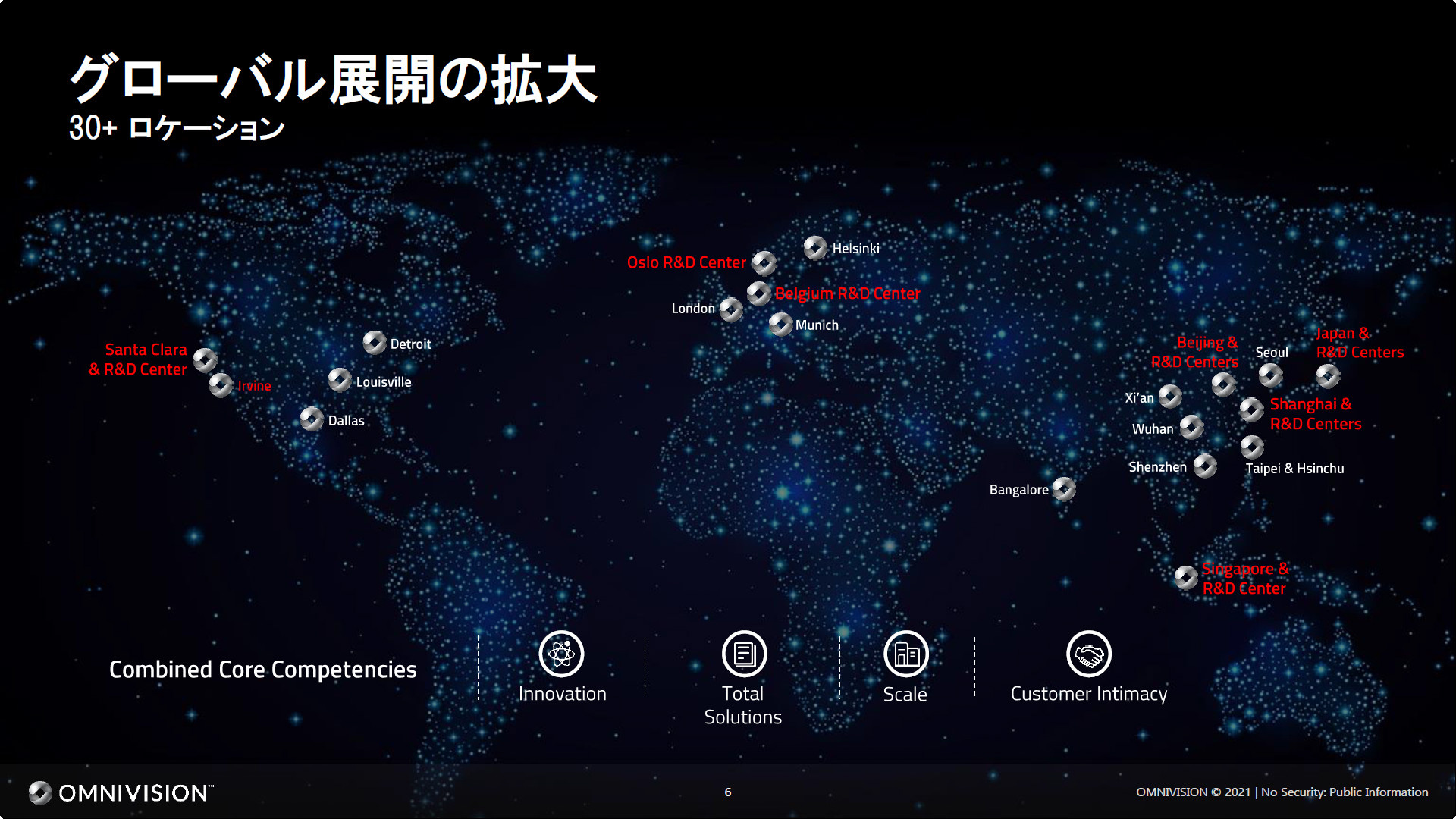 グローバルな拠点