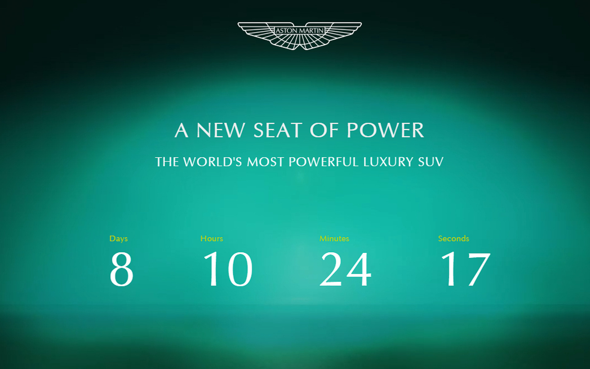 カウントダウンを行なっている特設サイト