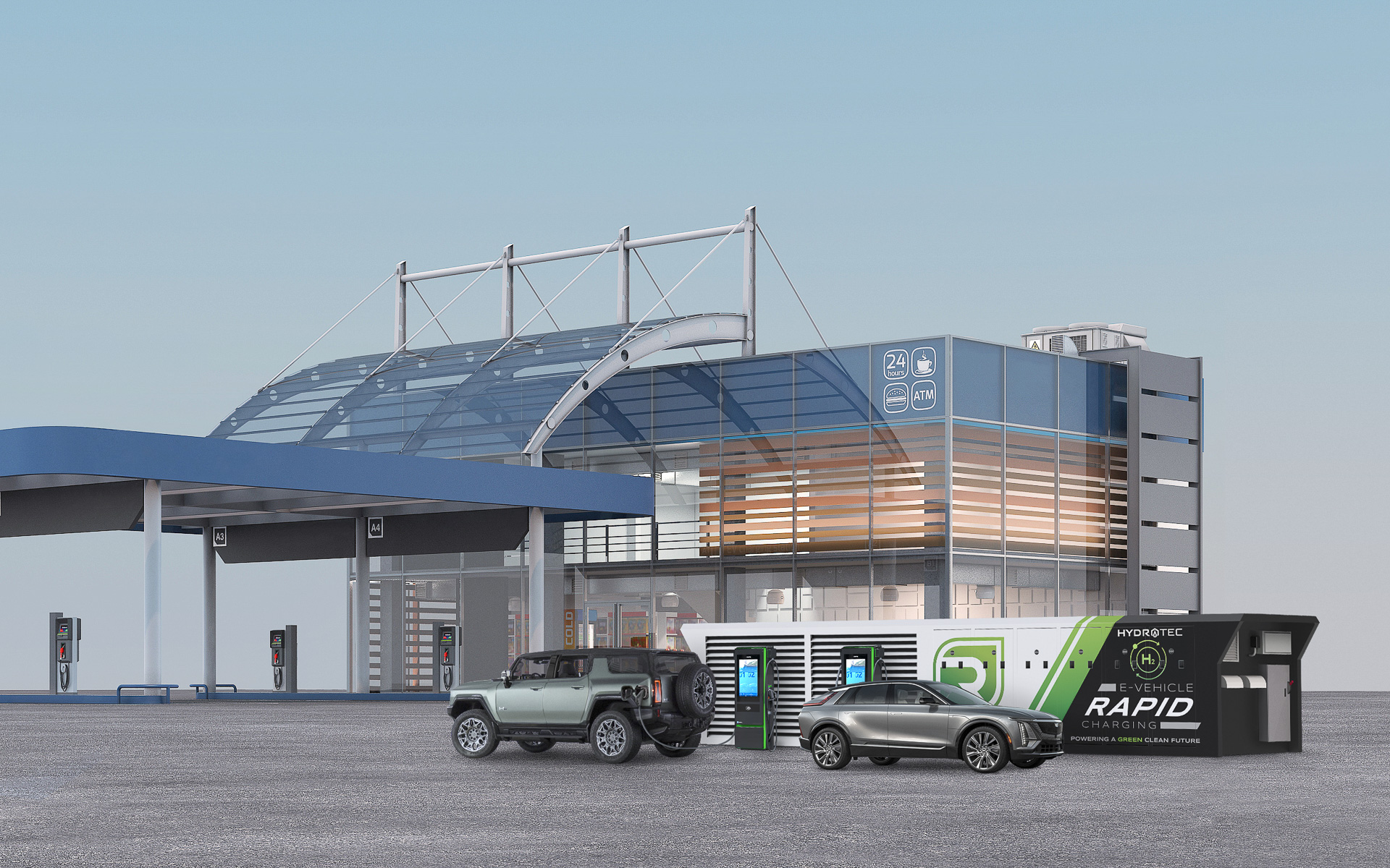 EMPOWERを導入したガソリンスタンドのイメージ