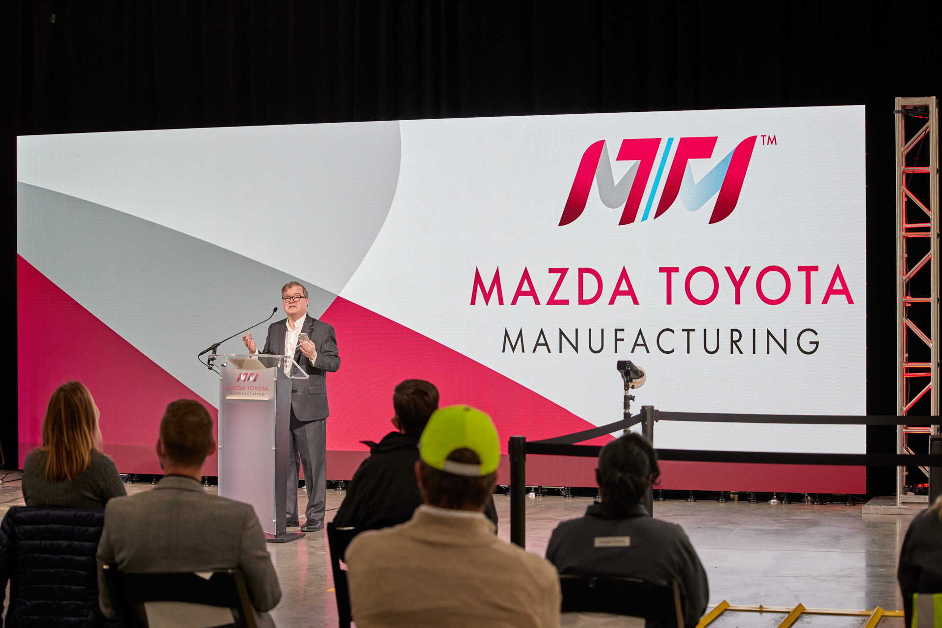 米国アラバマ州ハンツビル市に建設されたマツダとトヨタ自動車の合弁新工場「Mazda Toyota Manufacturing, U.S.A.,Inc.」
