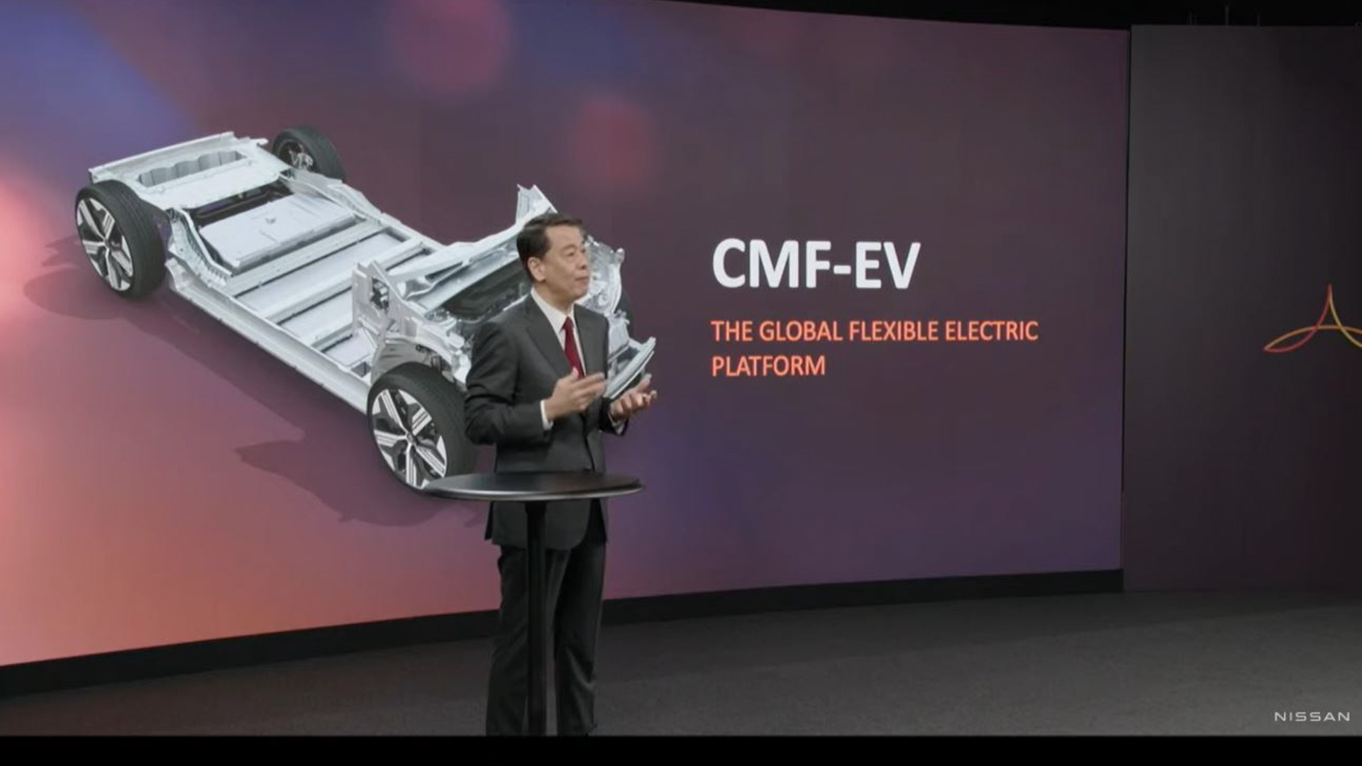 2030年までに15車種以上に採用され、最大で年間150万台の生産を計画するCMF-EVプラットフォーム