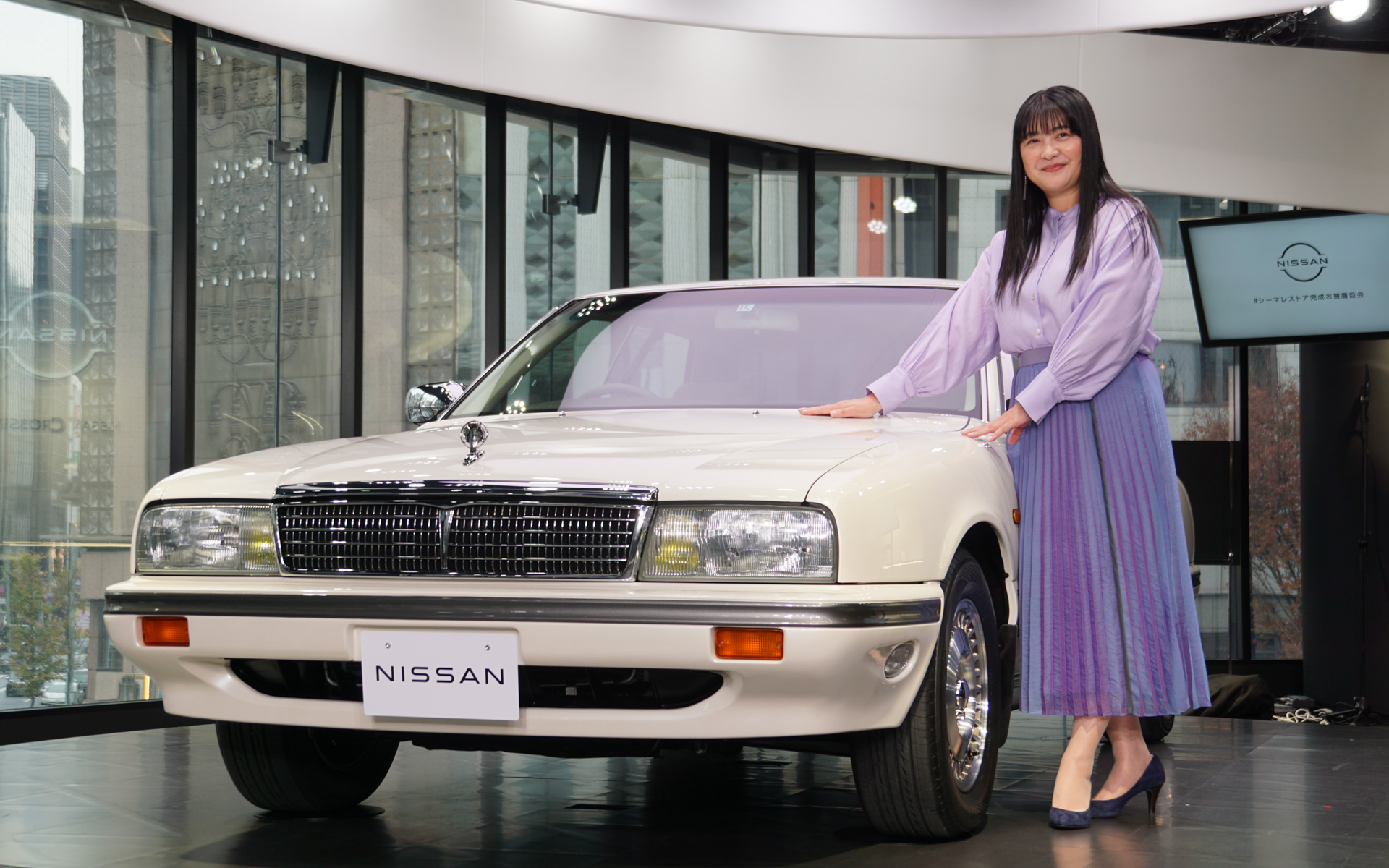 シーマレストア完成お披露目会に登場した伊藤かずえんさん