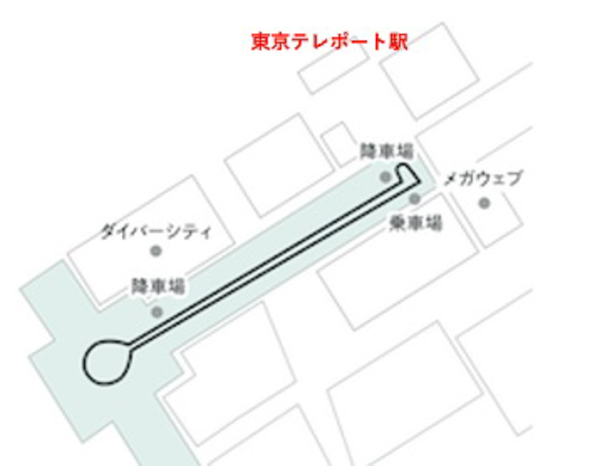 運行ルートはシンボルプロムナード公園内のセンタープロムナード（ヴィーナスフォート前）～セントラル広場（ダイバーシティ東京前）間を往復する1周約10分