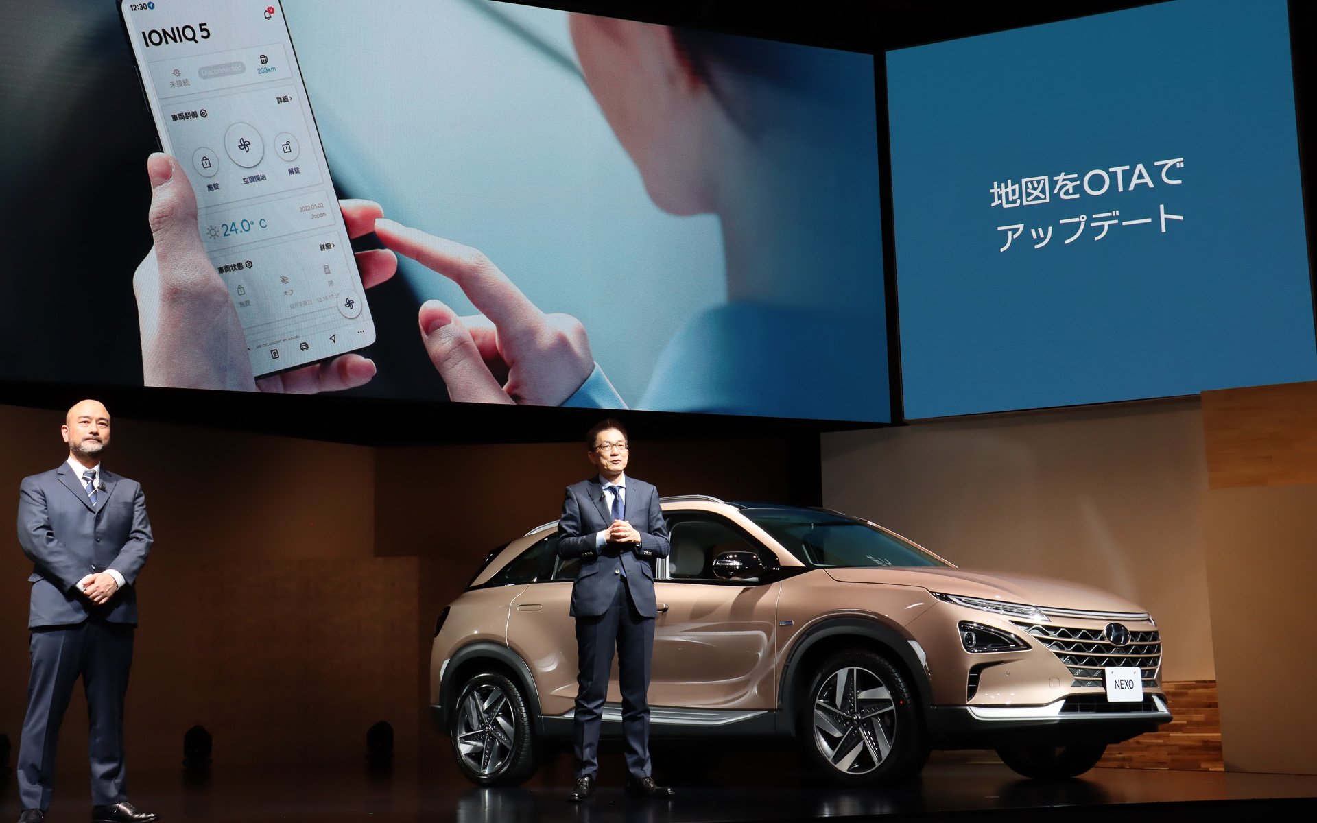 コネクテッドカーサービスの「Bluelink」で、カーナビの地図データをOTAアップデート