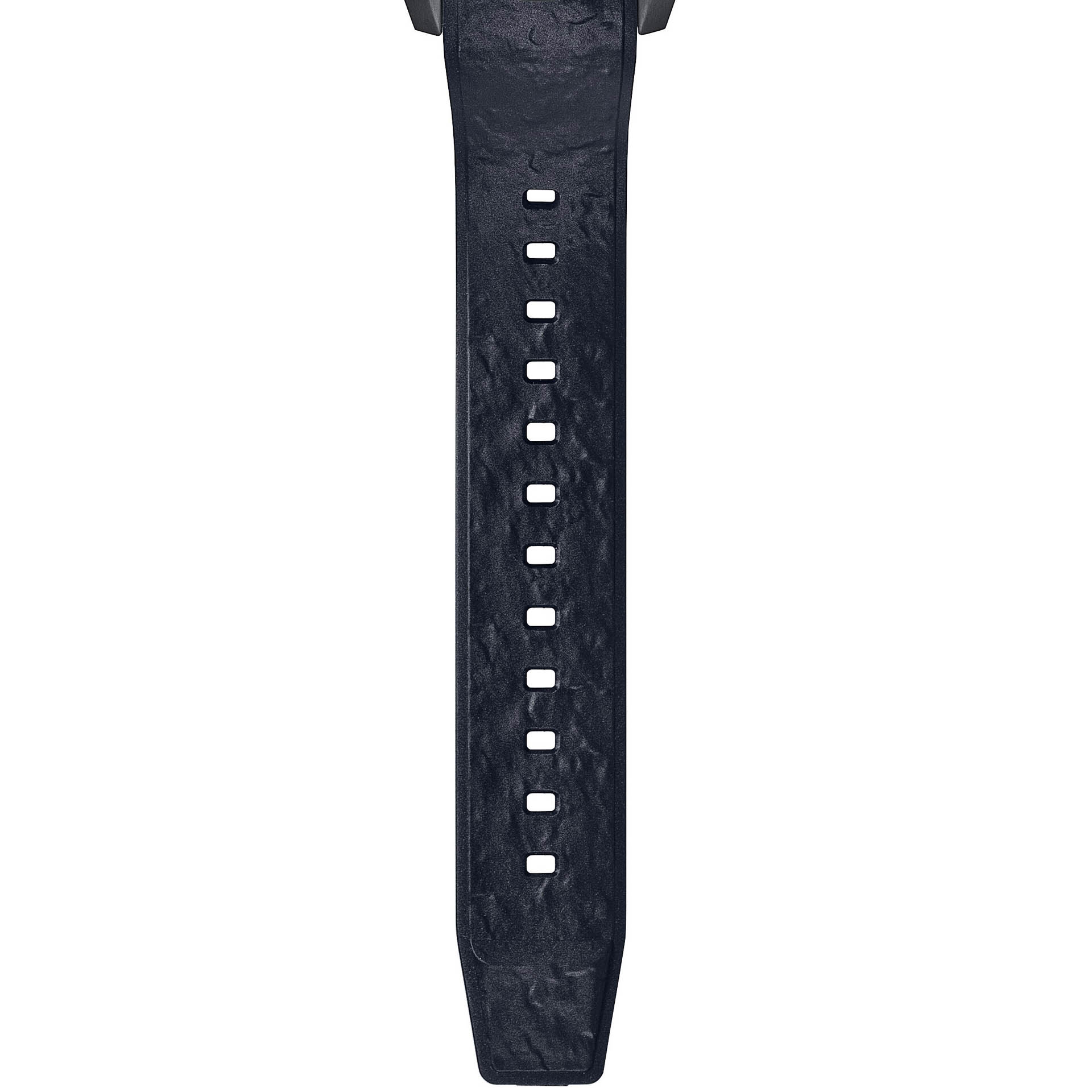 レース後のタイヤのトレッド面をイメージしたバンド