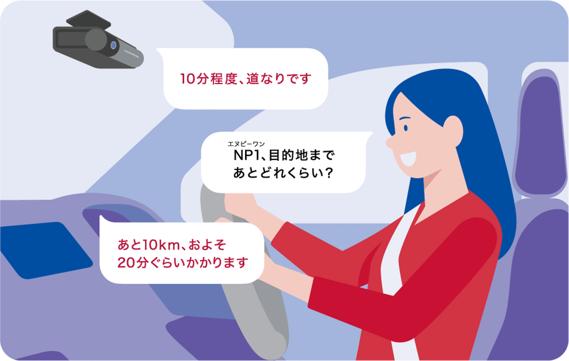 音声だけで操作・案内する「スマート音声ナビ」