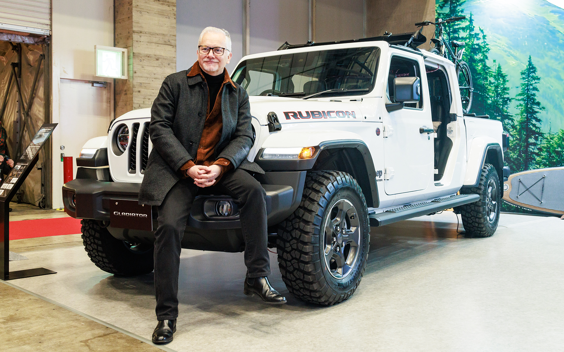 日本では初お披露目となるグラディエーター・ルビコン