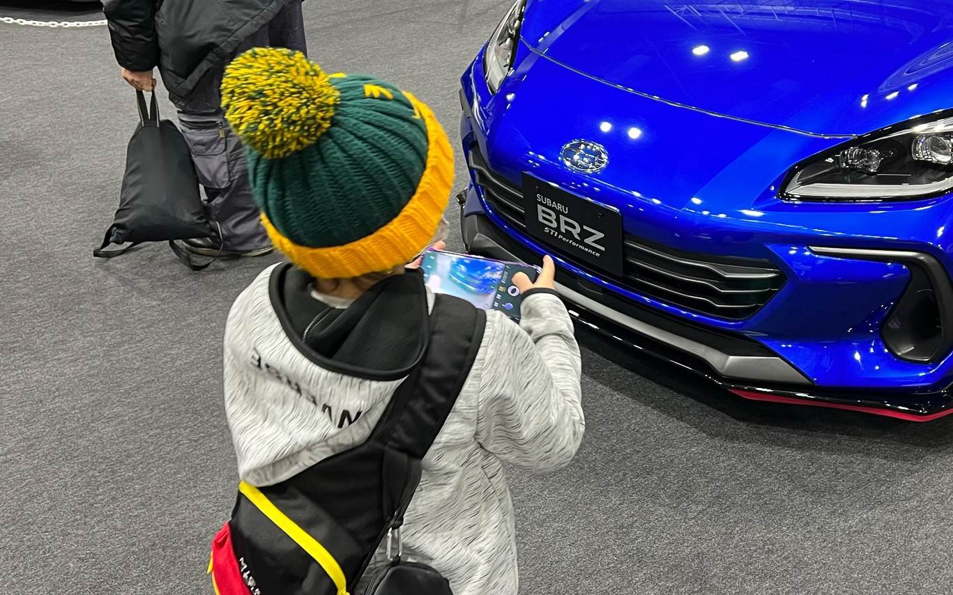 BRZ STI パフォーマンス撮影中