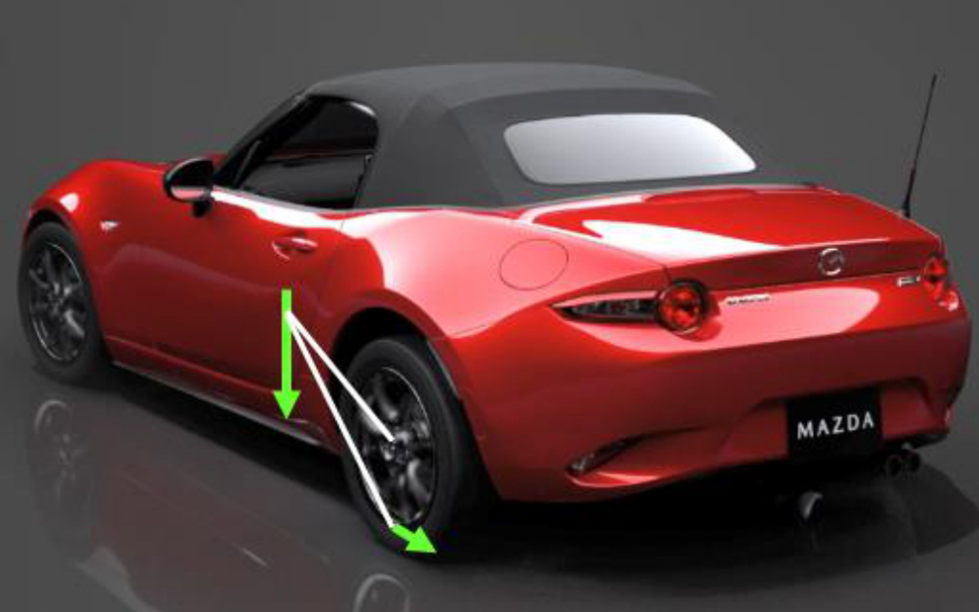 KPC（Kinematic Posture Control・運動学に基づいた車体姿勢の制御技術）の概念