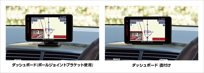 アンテナ内蔵1ボディタイプ「LS330」「GS403」「A380」の装着イメージ