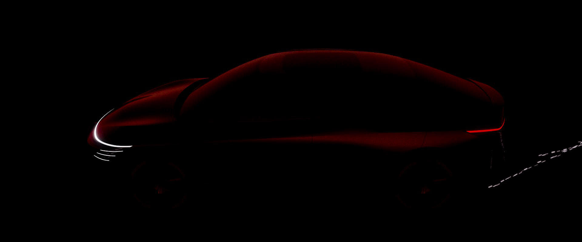 日産ブランドの新型EVのティザー映像