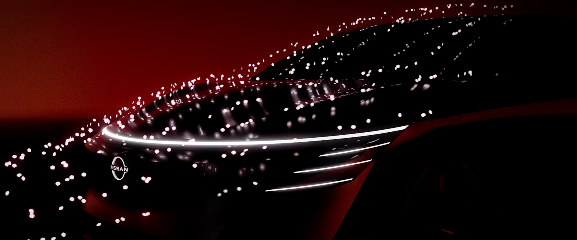 日産ブランドの新型EVのティザー映像