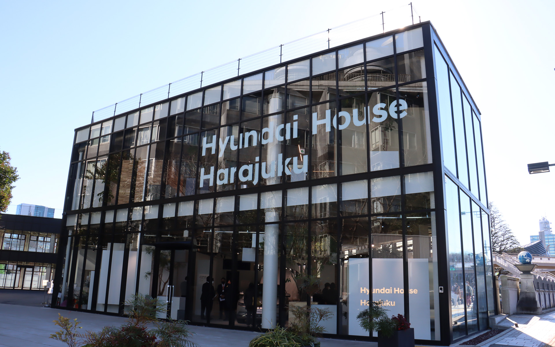 Hyundai House Harajyukuの外観