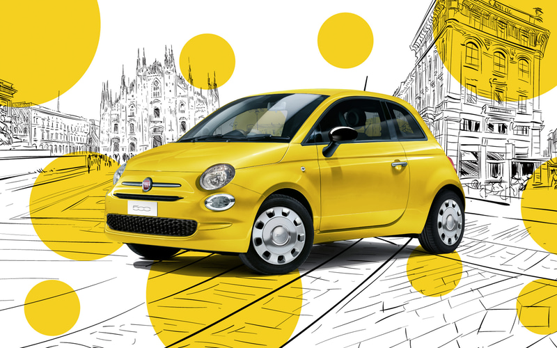 フィアット、ハッピーイエローの限定車「500 ジアリッシマ」 - Car Watch