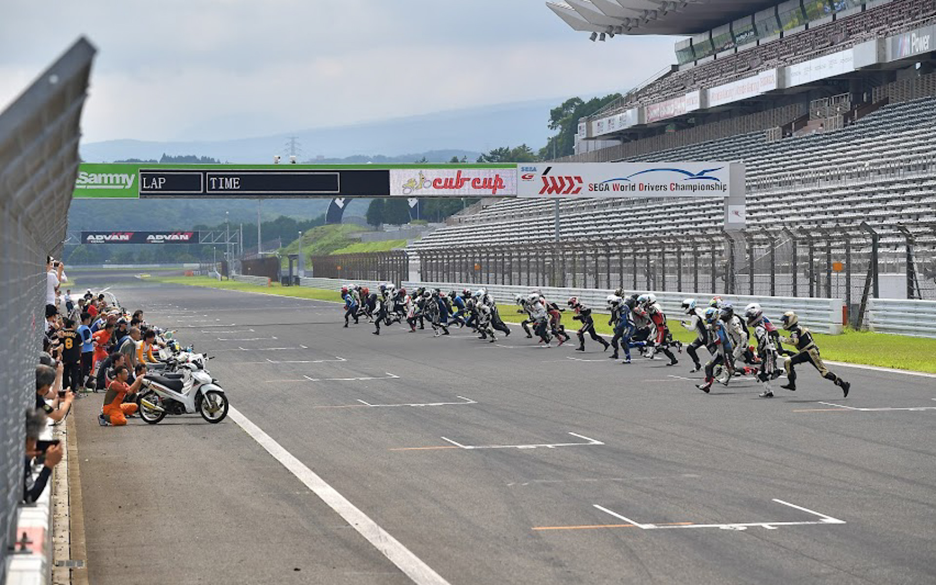 CUB-CUP日本GPではル・マン式スタートとなる