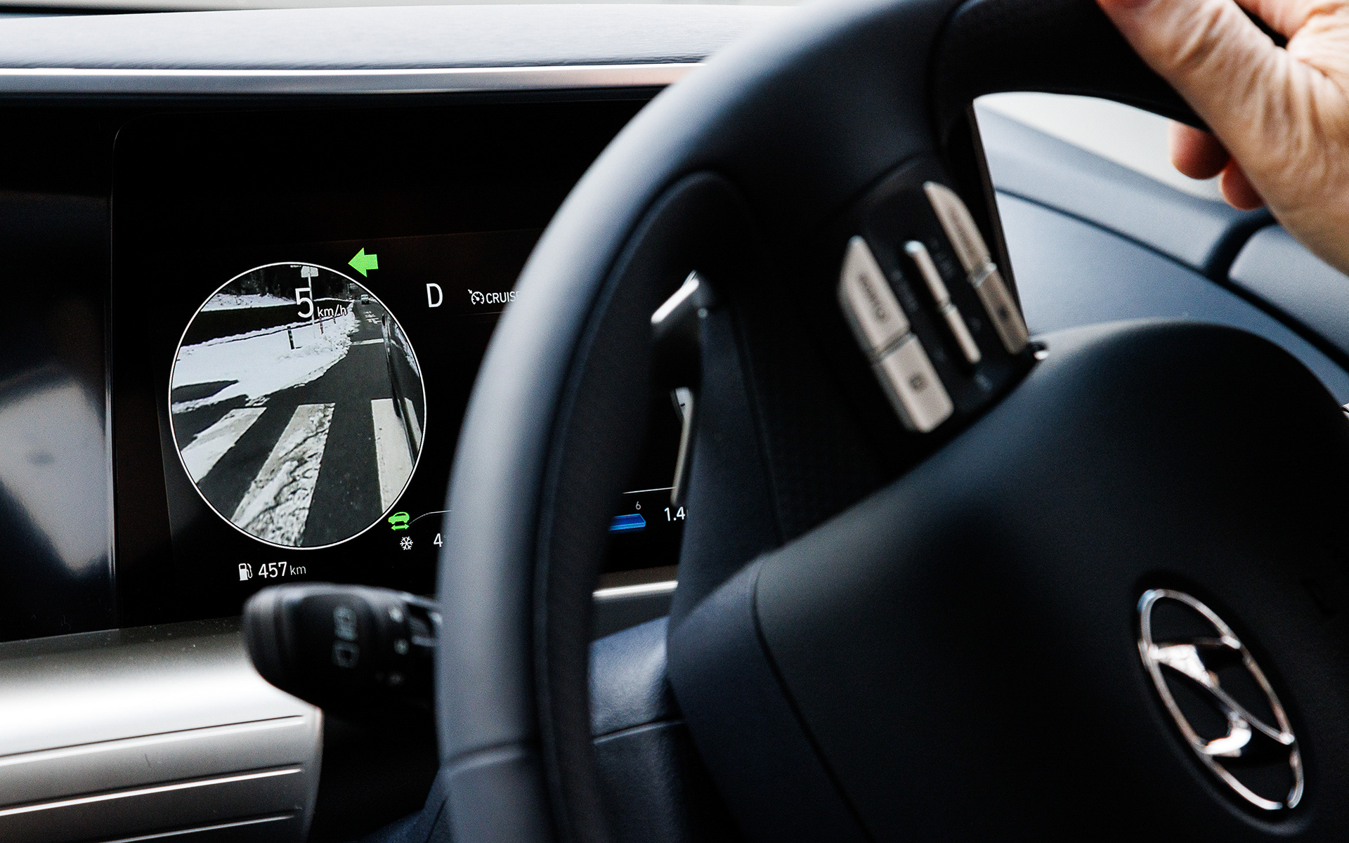 ウィンカーを出したときのメーター表示