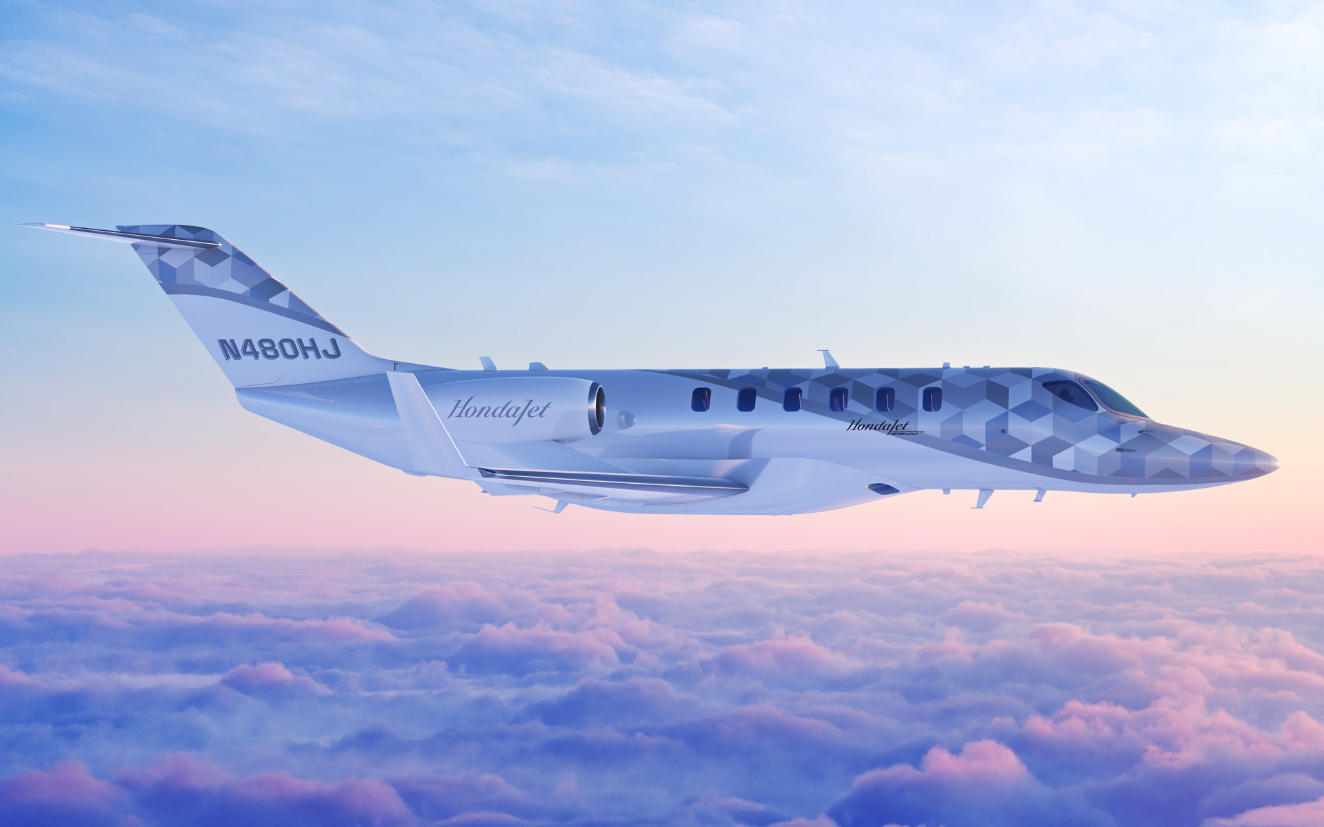 次世代のビジネスジェットコンセプトとして「HondaJet 2600 Concept」
