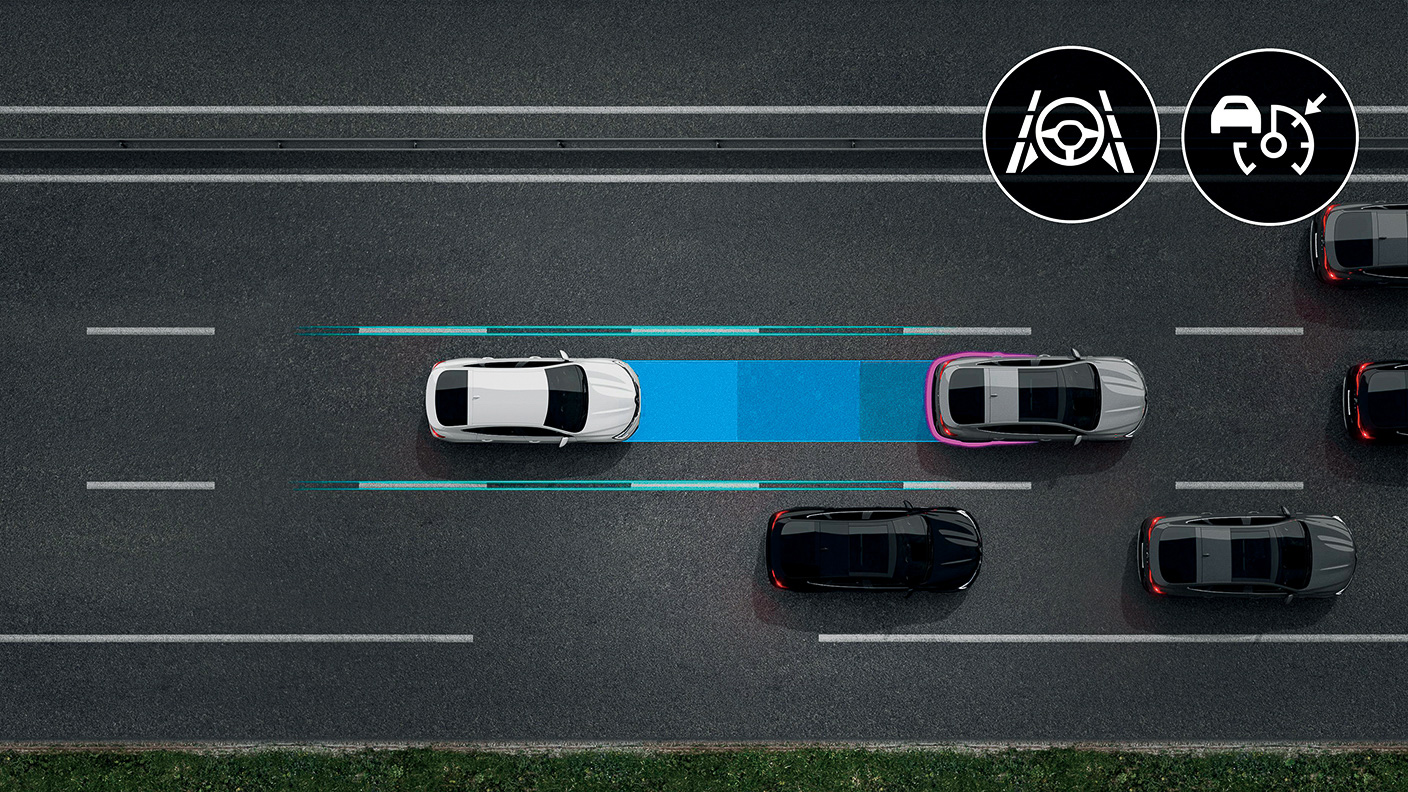 アダプティブクルーズコントロール（ストップ＆ゴー機能付）などさまざまな先進運転支援システムを搭載