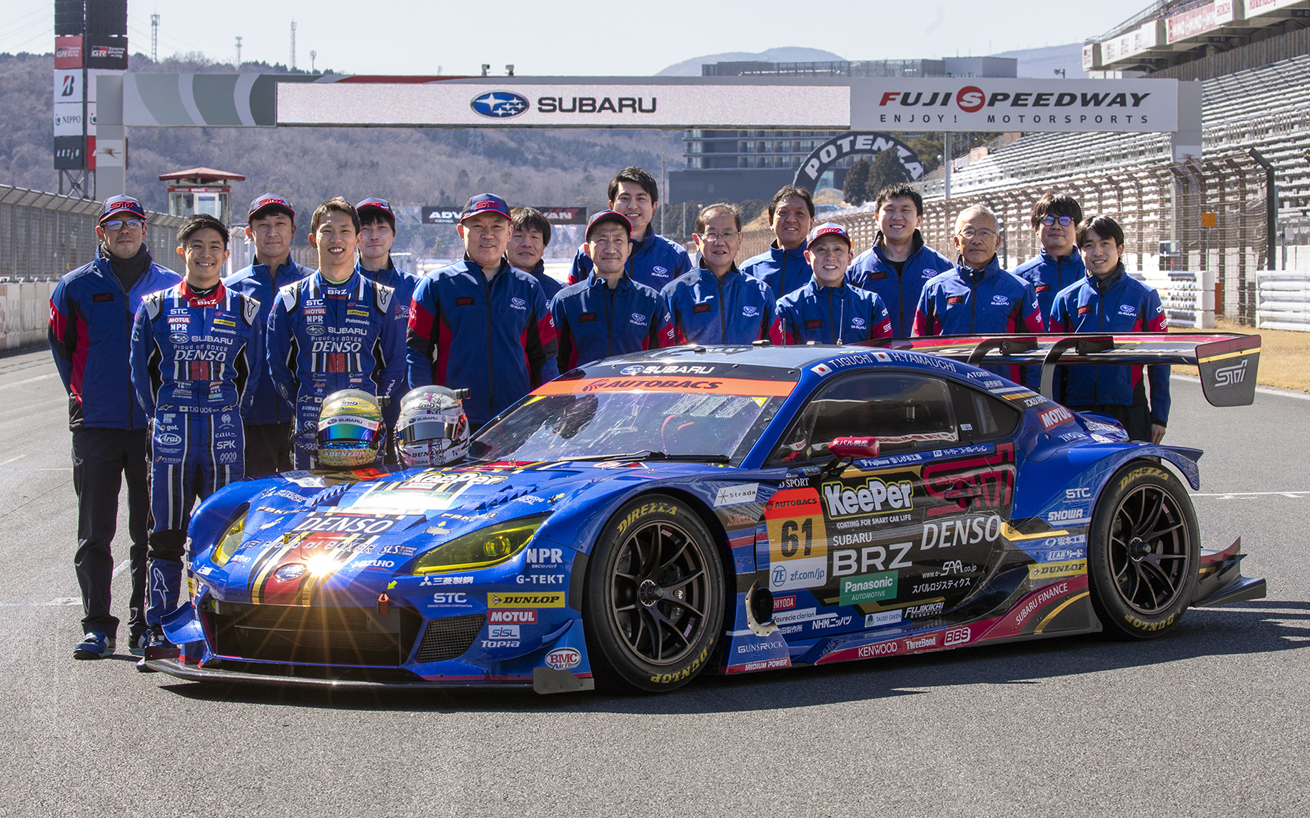 富士スピードウェイで2022年のSUPER GT GT300クラスに参戦する「SUBARU BRZ GT300 2022」がシェイクダウン
