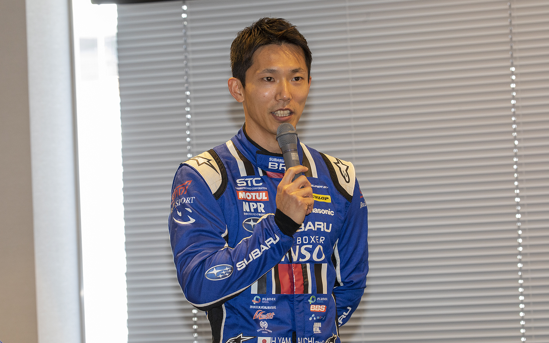 山内英輝選手は最多ポールポジション取得を目標に挙げた