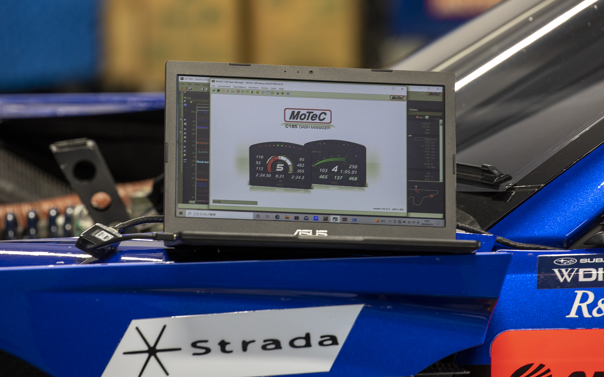 ECUが新しくなったことで各チャンネルの処理速度が大幅に向上。いままで以上に詳細にセットアップできるようになったという。これでエンジンパワーを「少しでも向上させた」と語っていた